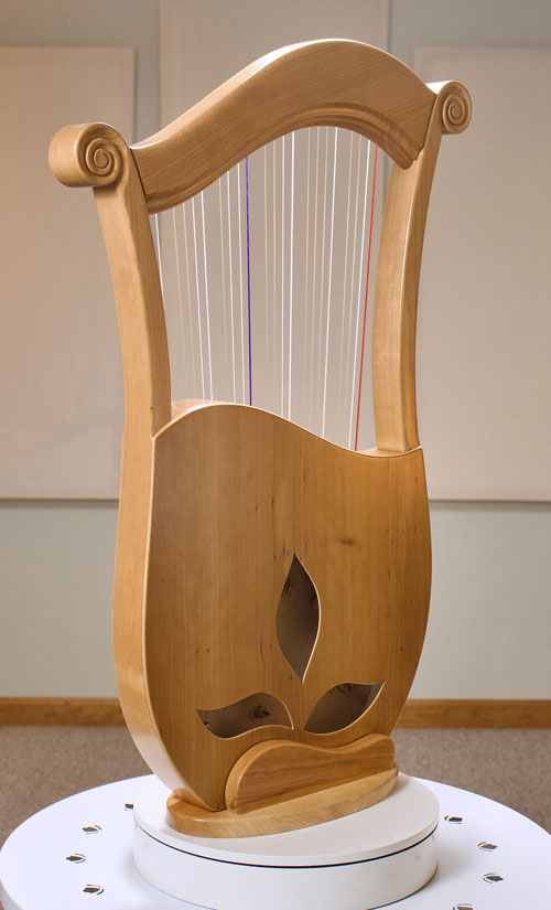 24-Bass C-Chord Harp rear