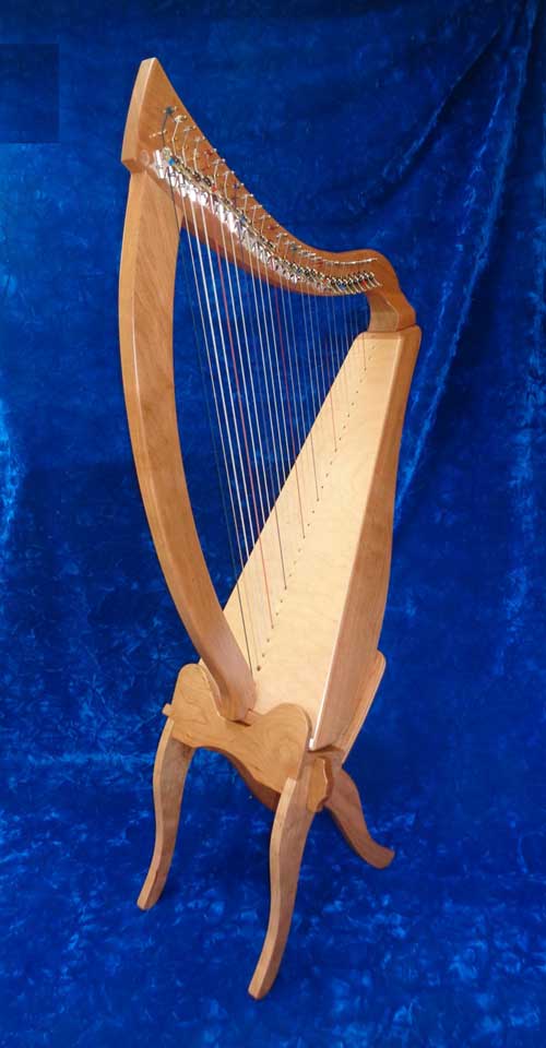 28-String Celtic Bass LAP Harp