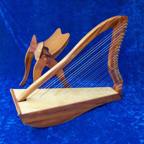 Mahogany LAP harp